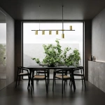 Lampa wisząca Arizona 6 czarno-złota 6xGU10