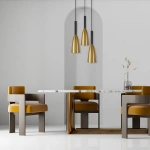 Lampa wisząca Solin 3 talerz śr. 30 cm złota 3xE27