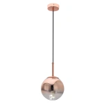 Lampa wisząca Palla mała miedziana 1xE14