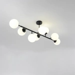 Lampa wisząca Dorado 8 czarna 8xE14