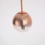 Lampa wisząca Palla mała miedziana 1xE14