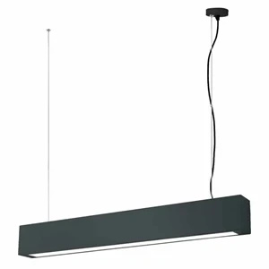Lampa wisząca Ibros 63 cm czarna LED 18W 4000K