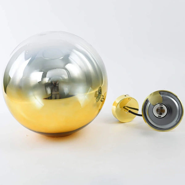 Lampa wisząca Palla duża złota 1xE27