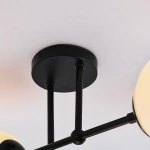 Lampa wisząca Roma 4 czarna 4xE14