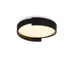 Plafon Halo 38 cm czarny LED 25W CCT