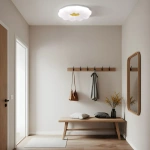 Plafon Ariva 33 cm biało-złoty LED 16W 4000K