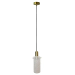 Lampa wisząca Tirana 1 biało-złota 1xE27