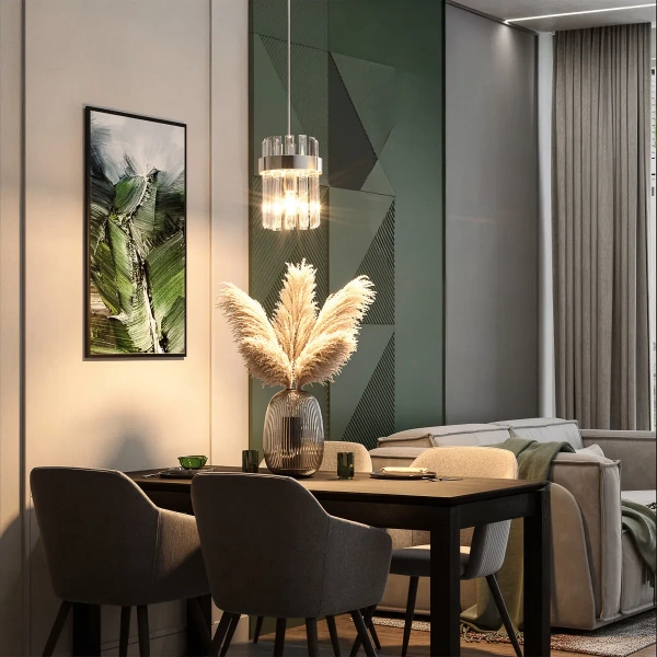 Lampa wisząca Vetro 1 chromowana 1xE14