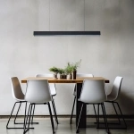 Lampa wisząca Mira L czarna LED 45W CCT