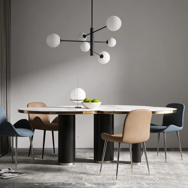 Lampa wisząca Dorado 6 czarna 6xG9