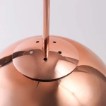 Lampa wisząca Palla duża miedziana 1xE27