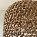 Lampa wisząca Kanso rattanowa 50 cm jasnobrązowa 1xE27