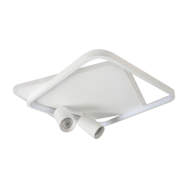 Plafon Parma 2 kwadratowy biały 2xGU10 + LED 36W CCT
