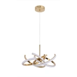 Lampa wisząca Spider 58 cm złota LED CCT