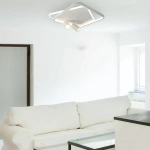 Plafon Parma 2 kwadratowy biały 2xGU10 + LED 36W CCT