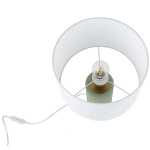 Lampa stołowa Tokio miętowa z białym abażurem 1xE27