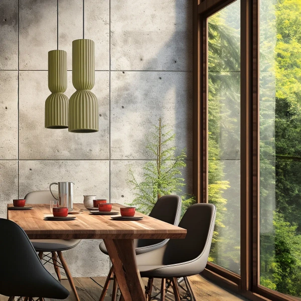 Lampa wisząca Balera zielona 1xE27