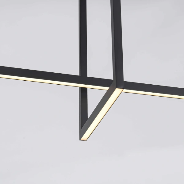 Lampa sufitowa Frame czarna LED 3000K
