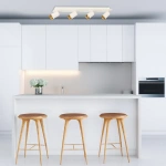 Plafon Parma 70 cm biały 4xGU10 + LED 20W CCT