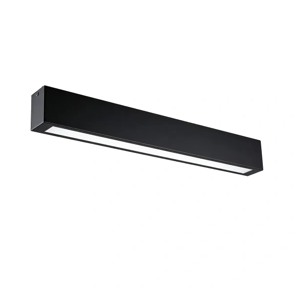 Lampa sufitowa Ibros 63 cm czarna LED 18W CCT IP44
