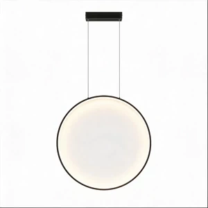 Lampa wisząca Mirror S czarna LED CCT IP44