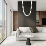 Lampa wisząca Dorado Rope 3 m złota LED CCT