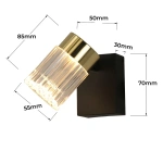 Spot sufitowy Erovia 1 złoty LED 6W CCT