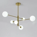 Lampa wisząca Dorado 6 złota 6xG9