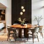 Lampa wisząca Brillant 3 złota LED CCT