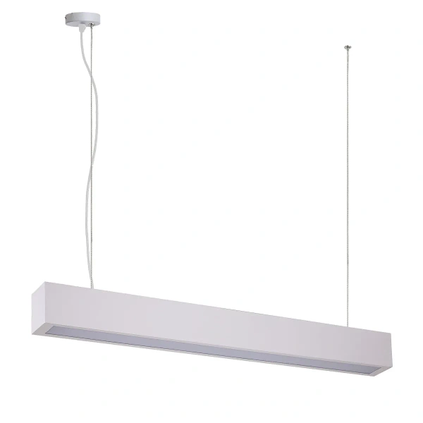 Lampa wisząca Ibros 93 cm biała LED 24W CCT