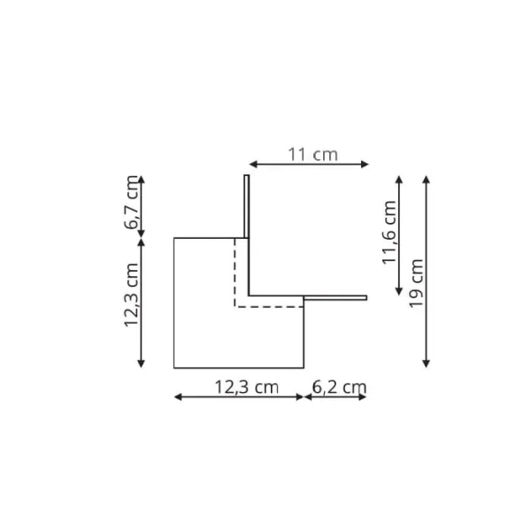 Łącznik zewnętrzny Magnetic czarny
