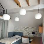 Lampa wisząca Jukon biała 1xE27
