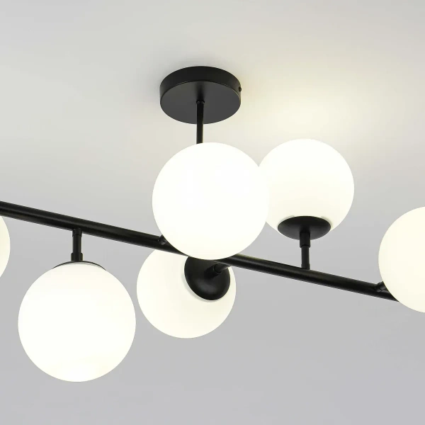 Lampa wisząca Dorado 8 czarna 8xE14