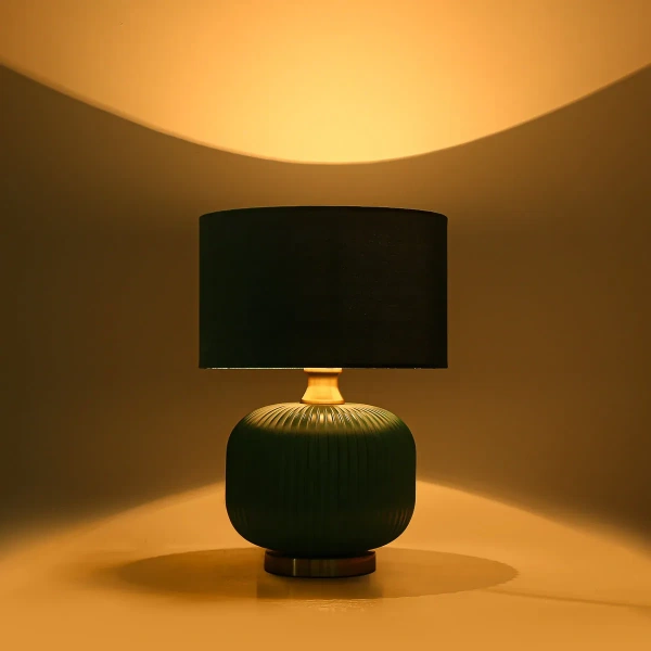 Lampa stołowa Tamiza 48 cm zielona 1xE27