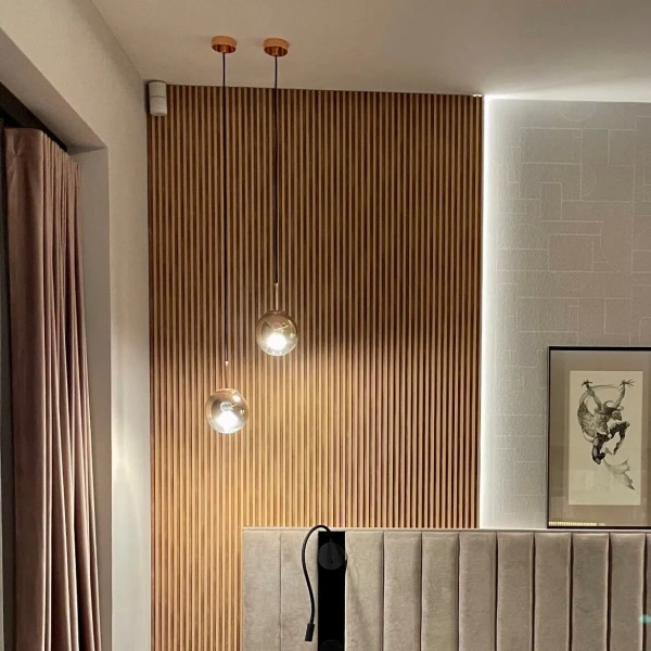 Lampa wisząca Palla mała złota 1xE14