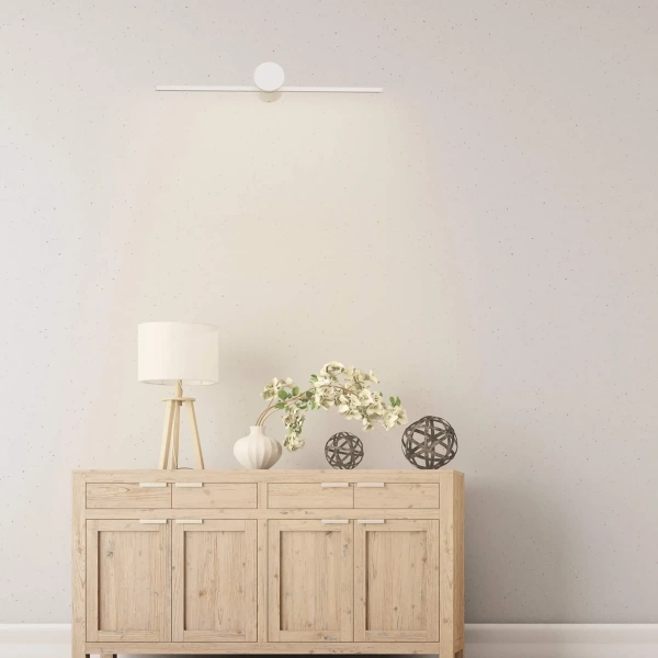 Kinkiet Modern Slim 40 cm biały LED 3000K IP44