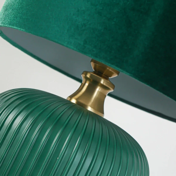 Lampa stołowa Tamiza 48 cm zielona 1xE27