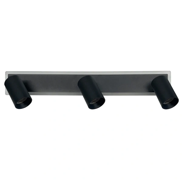 Spot sufitowy Parma 3 czarny 3xGU10 + LED CCT