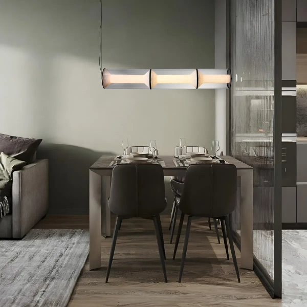 Lampa wisząca Aeris 3 listwa transparentna LED 40W CCT