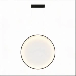 Lampa wisząca Mirror S czarna LED CCT IP44