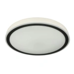 Plafon Vegas 30 cm biało-czarny LED 18W 4000K IP54