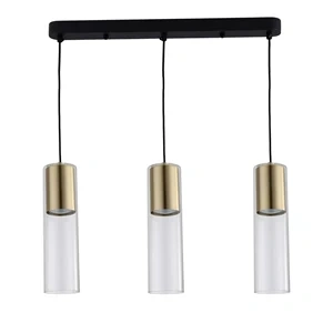 Lampa wisząca Manacor listwa złota 3xGU10