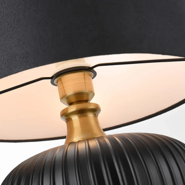 Lampa stołowa Tamiza 48 cm czarna 1xE27