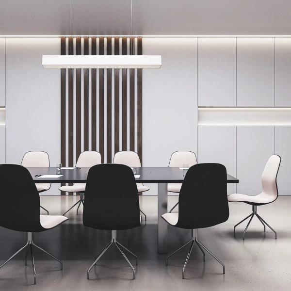 Lampa wisząca Mira M biała LED 32W CCT