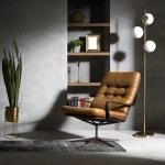 Lampa podłogowa Dorado złota 3xE14