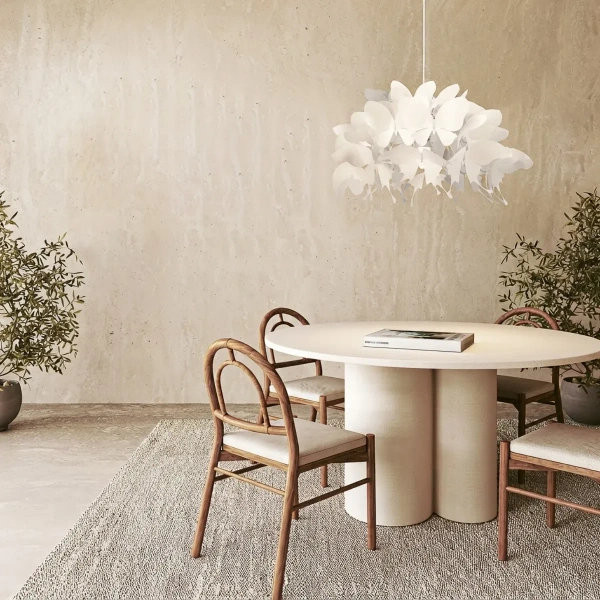 Lampa wisząca Farfalla biała 1xE27