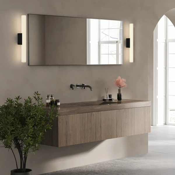 Kinkiet Linea 45 cm czarny LED CCT