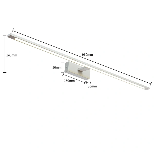 Kinkiet Isla XXL 96 cm chromowany LED CCT IP44