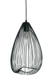 Lampa wisząca Frusta długa czarna