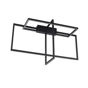 Lampa sufitowa Frame czarna LED 3000K